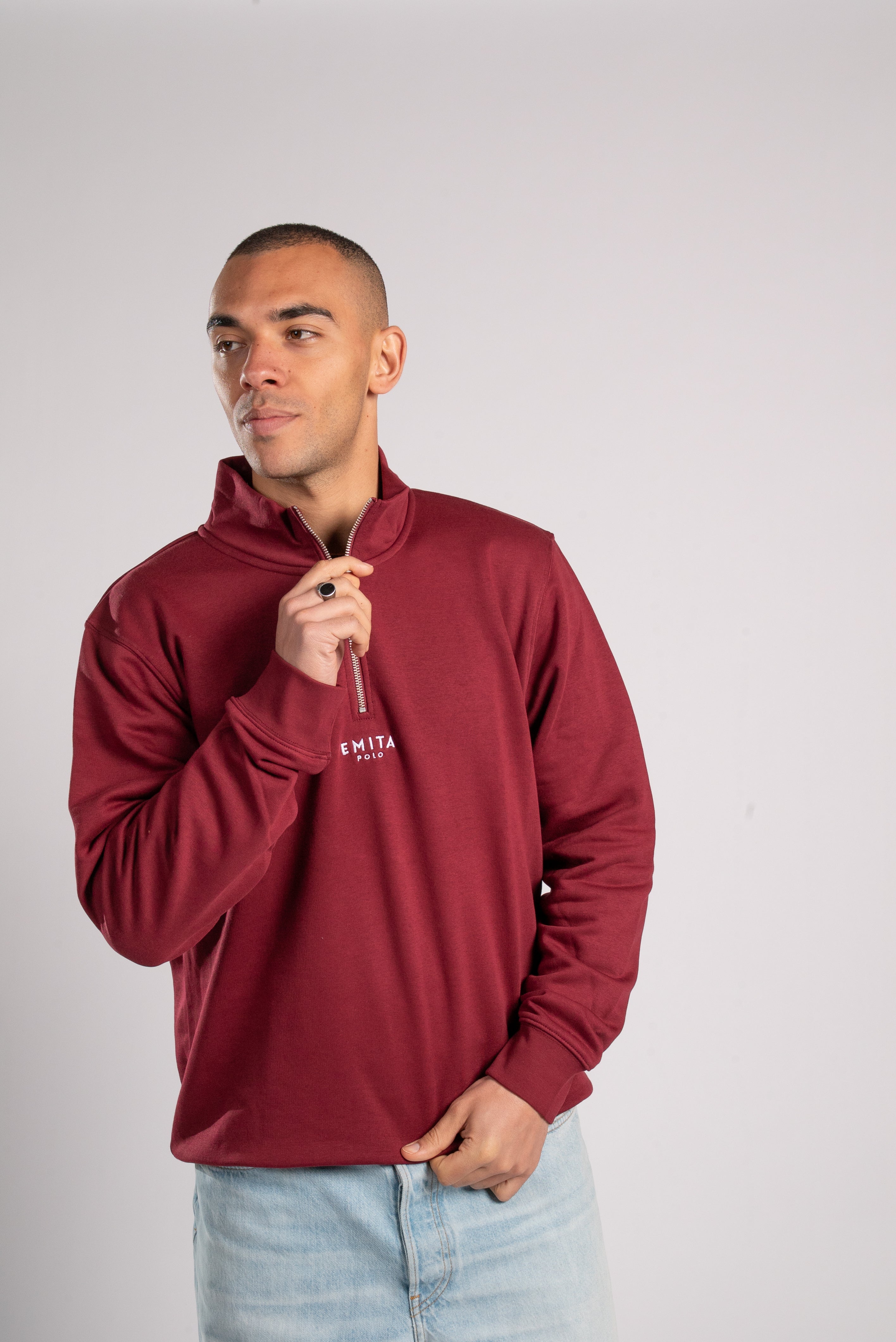 1/4 Zip Unisex Sweatshirt