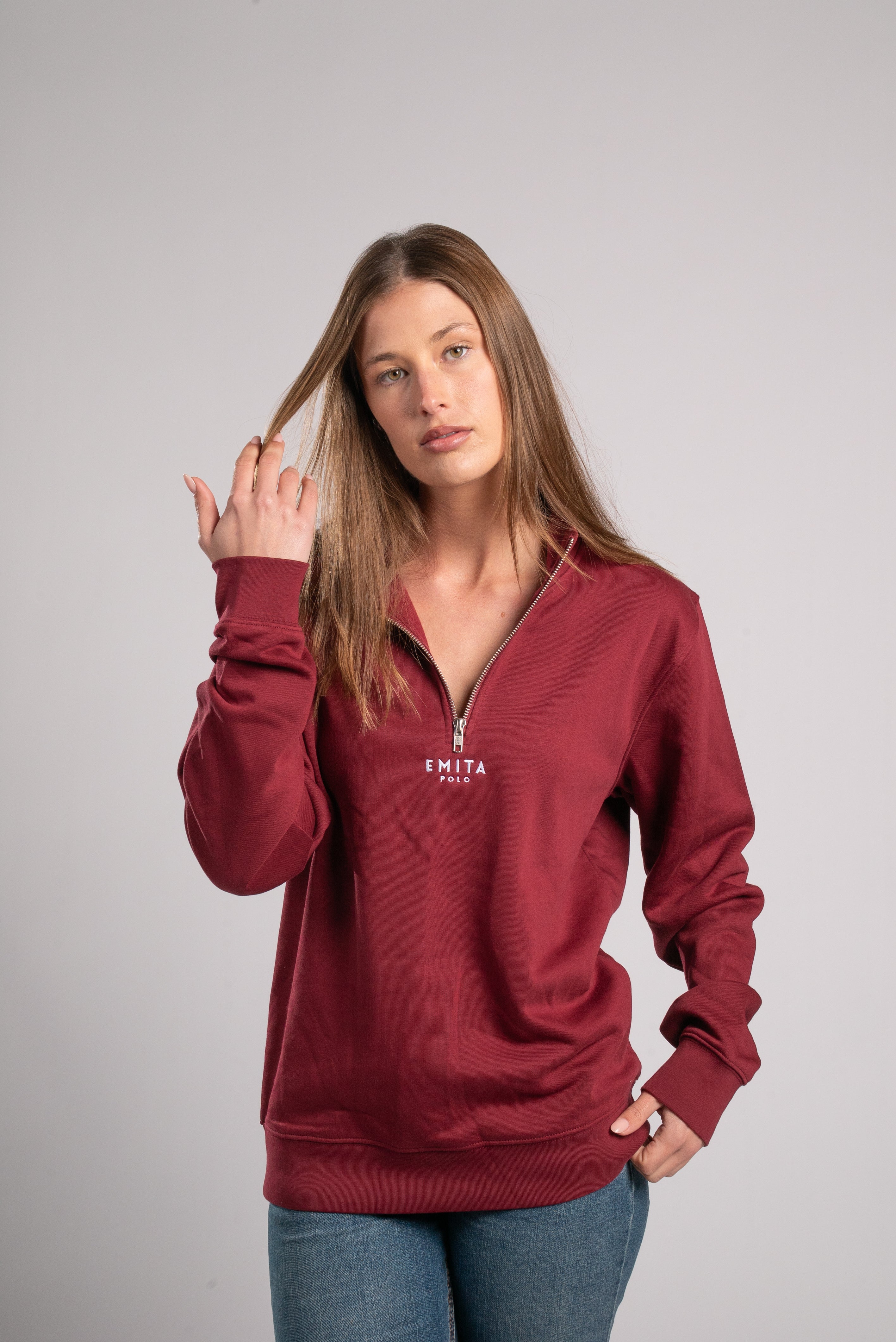 1/4 Zip Unisex Sweatshirt
