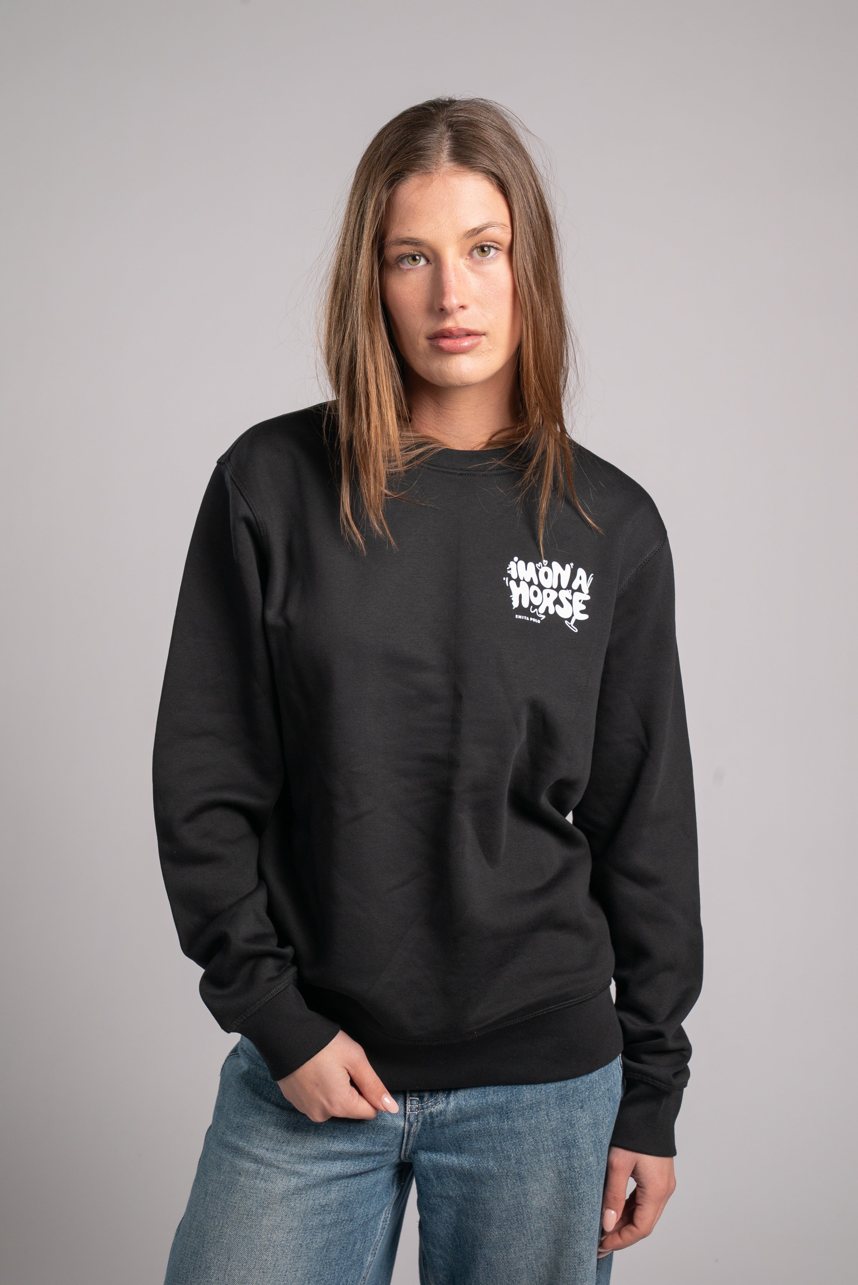 'I'm on a horse' Unisex Sweatshirt