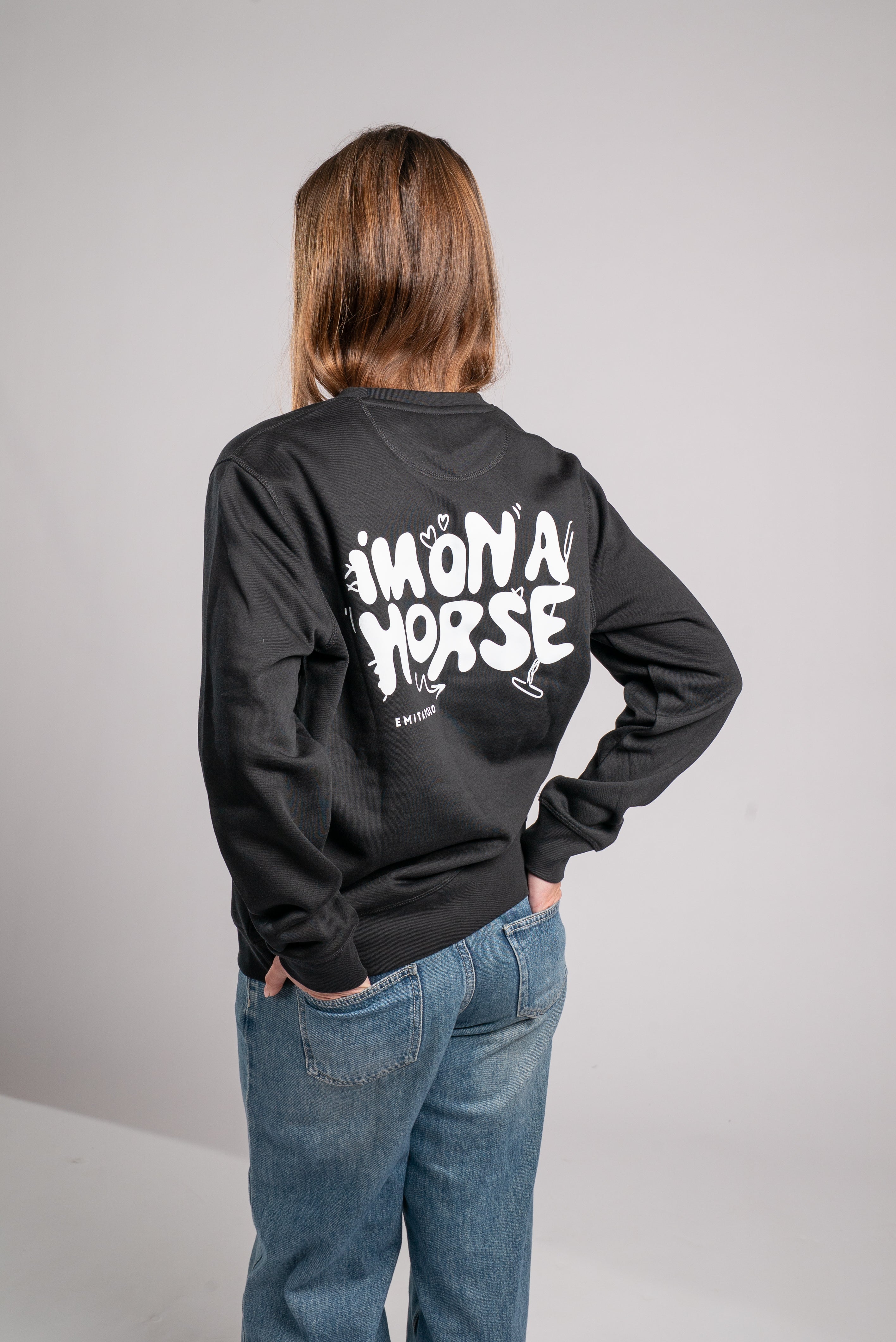 'I'm on a horse' Unisex Sweatshirt