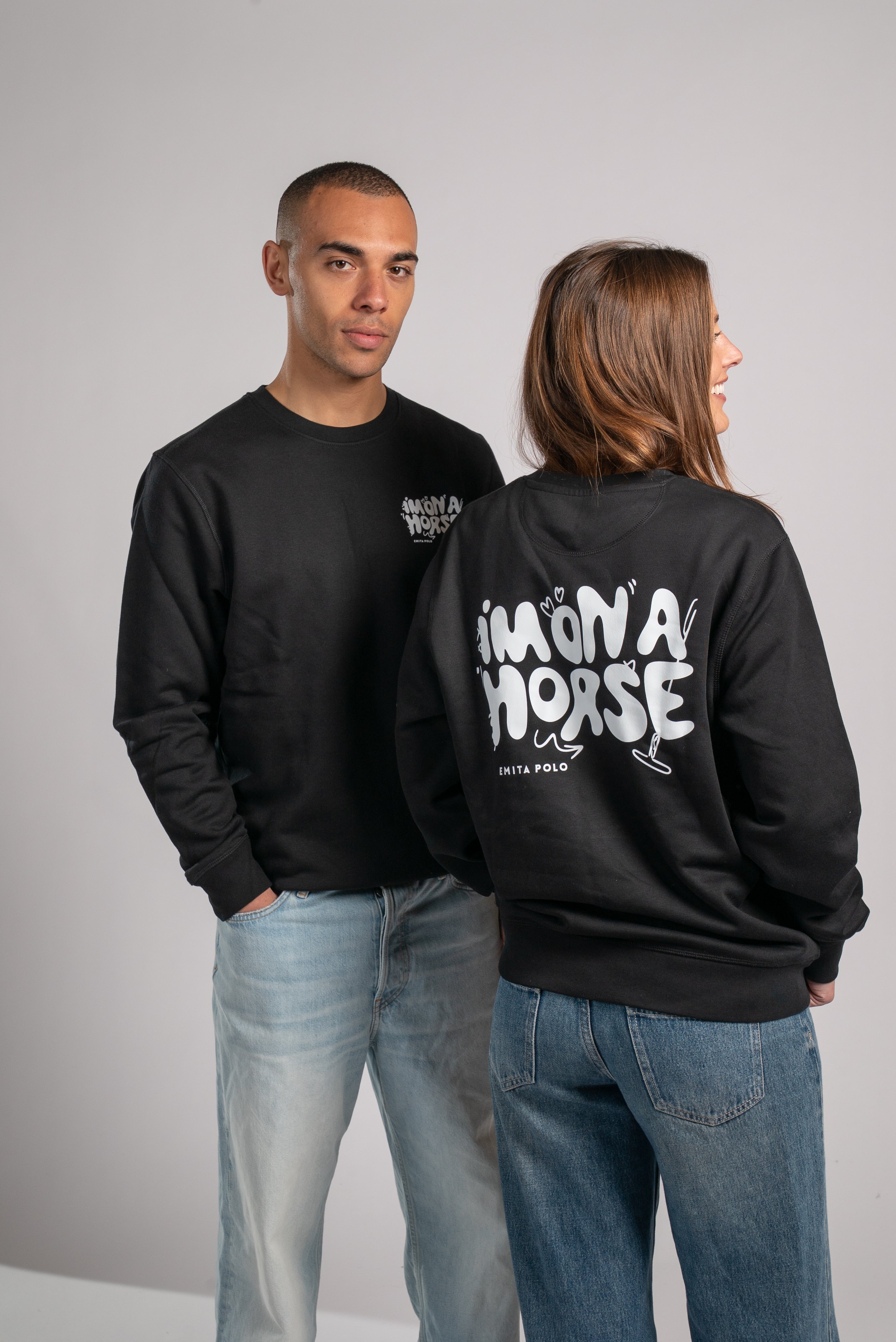 'I'm on a horse' Unisex Sweatshirt