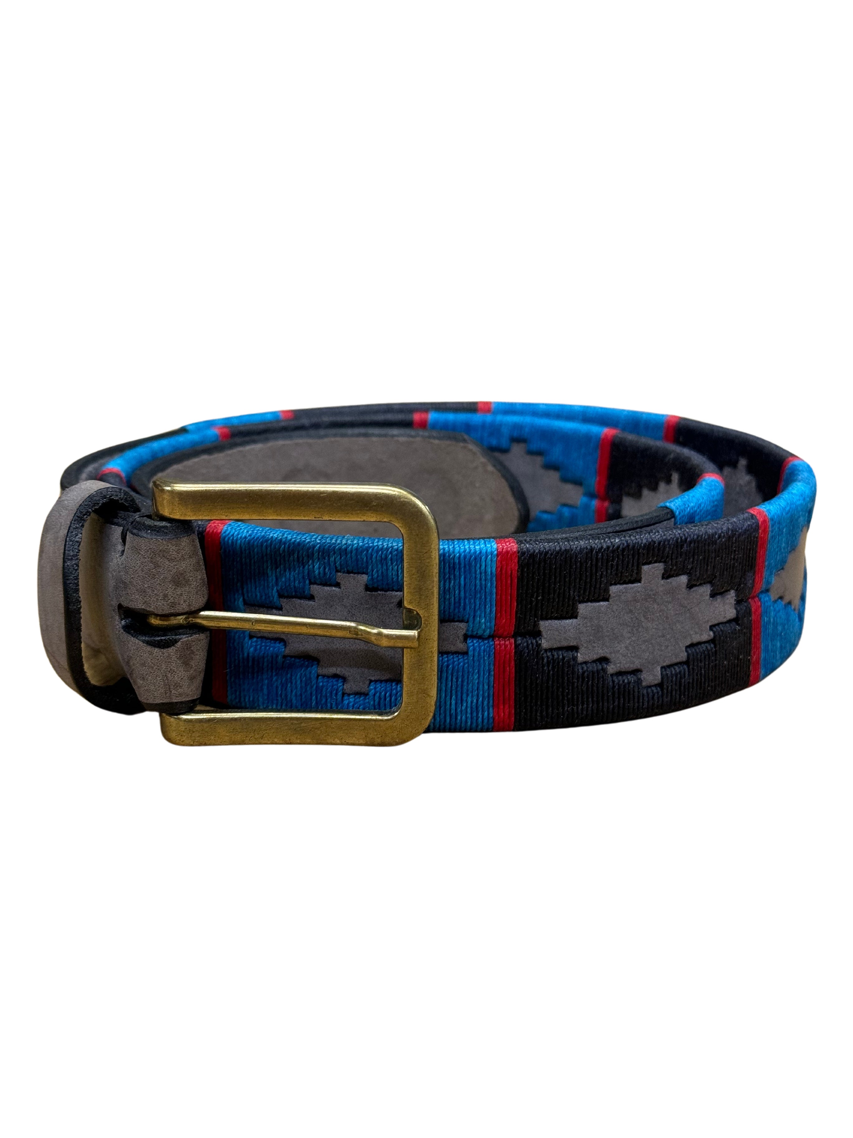 Cinturón azul real/azul marino/rojo