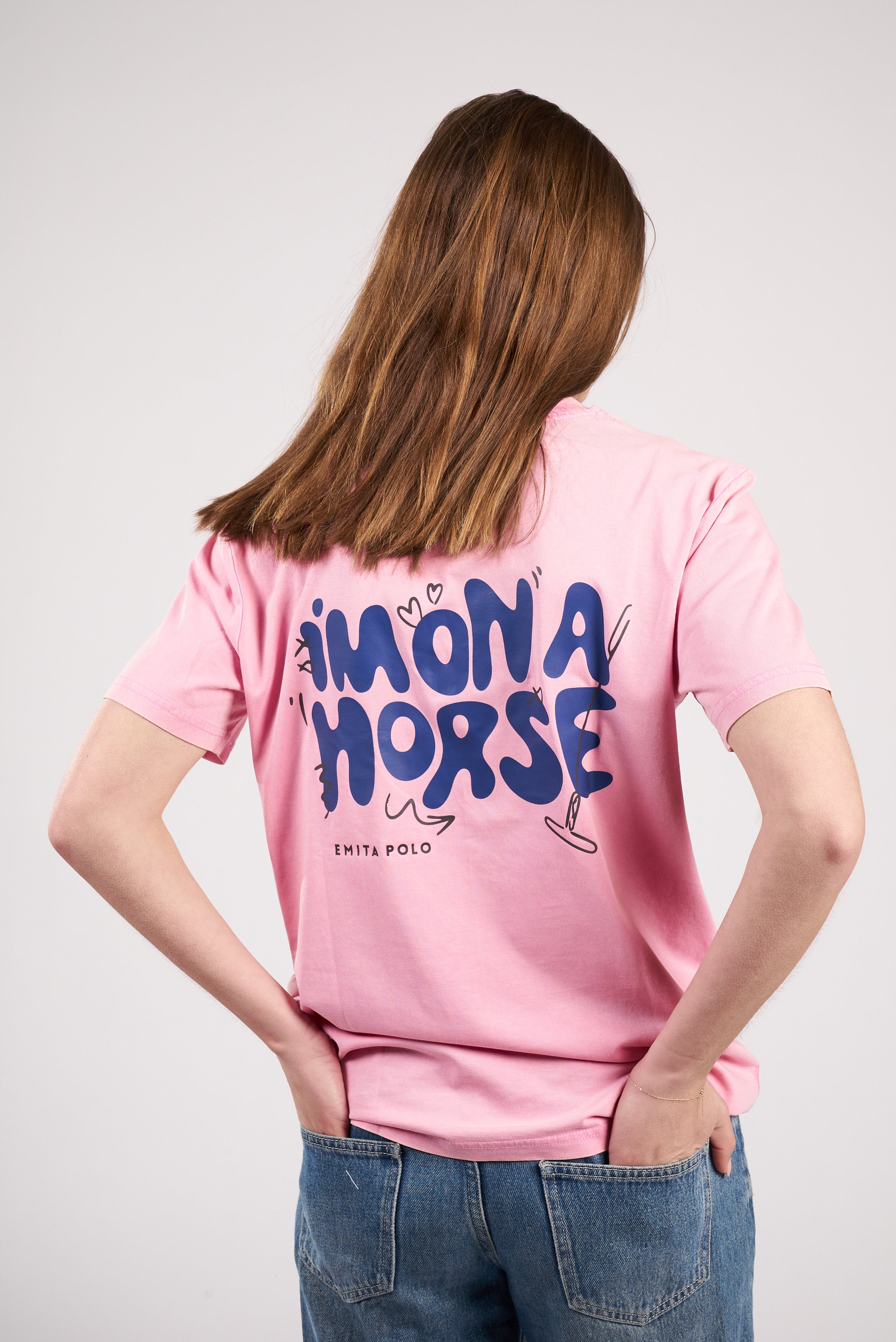 'I'm on a horse' Unisex T-shirt