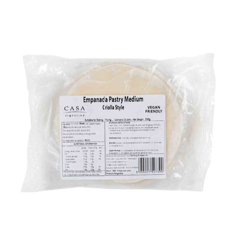 Discos de masa para empanada (paquete de 12)