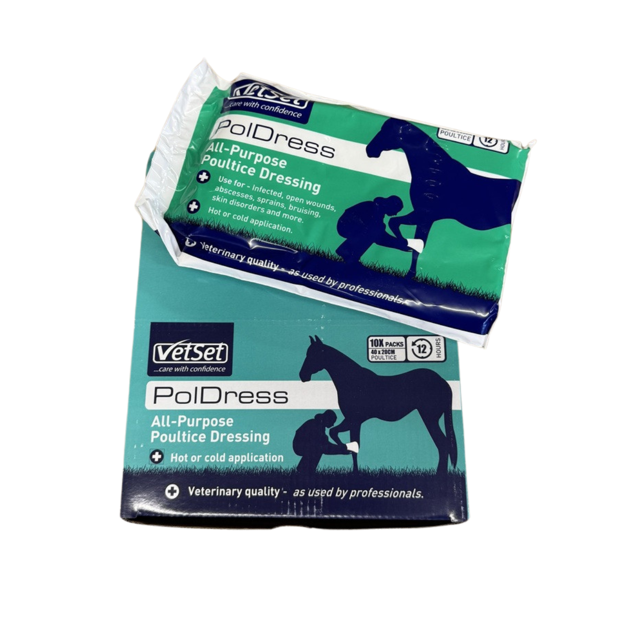 Cataplasma PolDress para caballos
