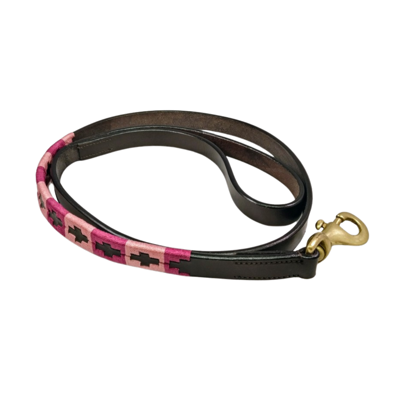 Correa para perro color rosa