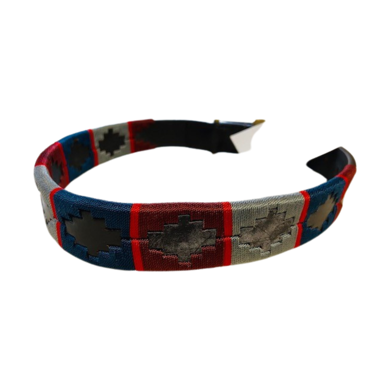 Collar para perro - Burdeos / Gris / Azul marino