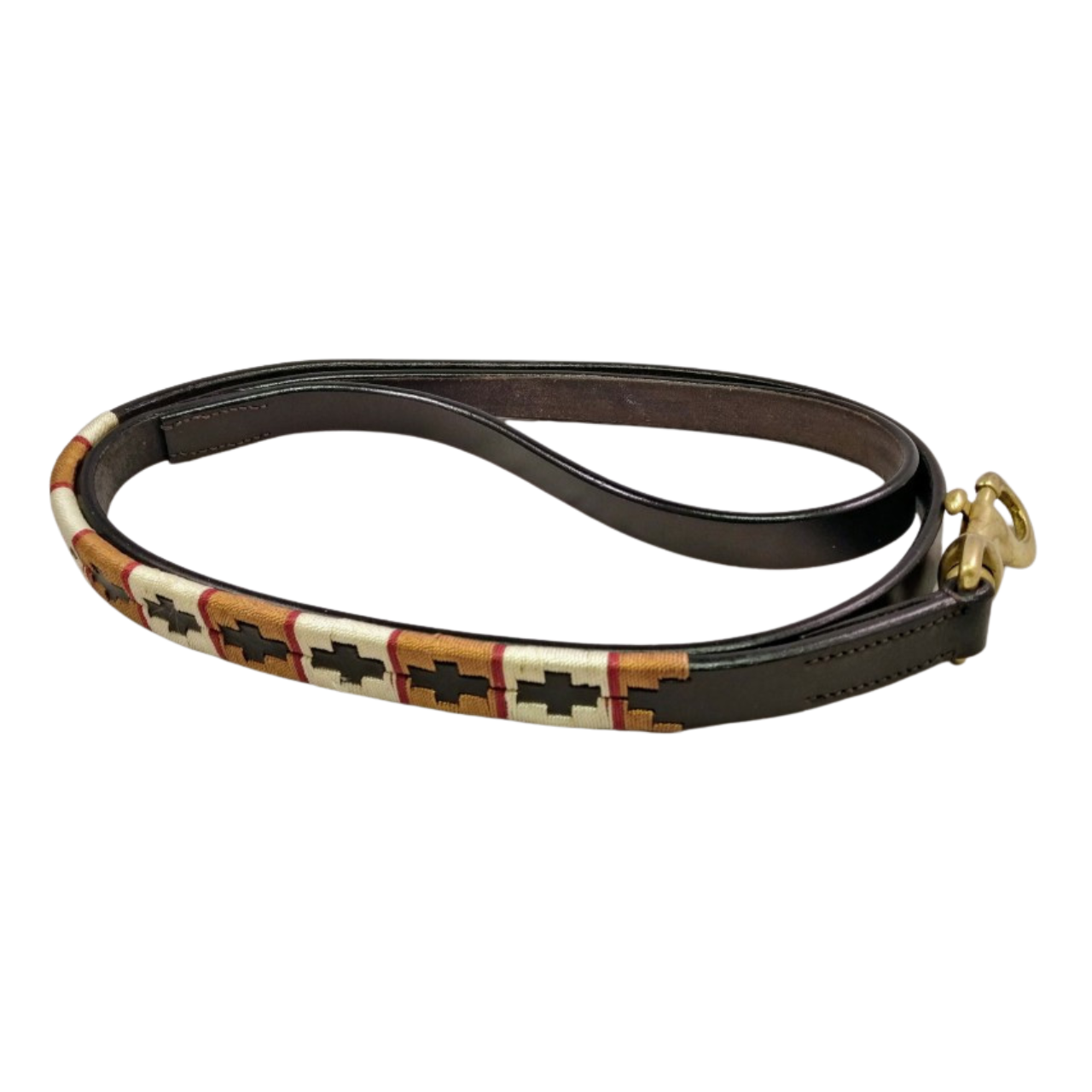 Brown Leather Dog Lead