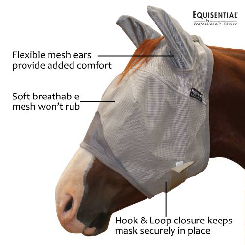 Professional Choice Fly Mask with Ears Cob