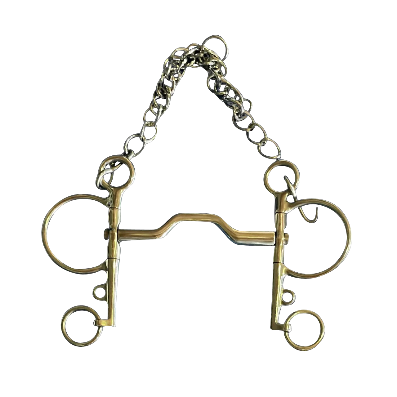 Pelham giratorio de latón de 5" x 5"
