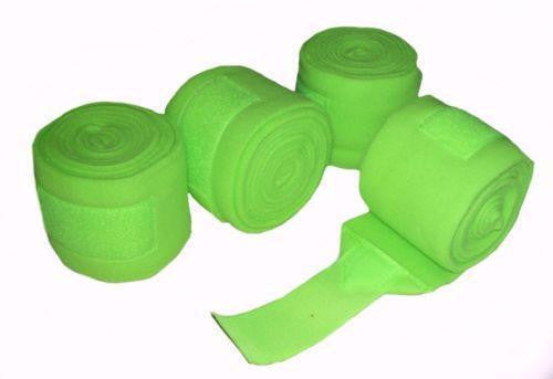 Bandana tipo polo verde neón/lima (juego de 4)
