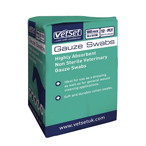 VetSet Gauze Swabs