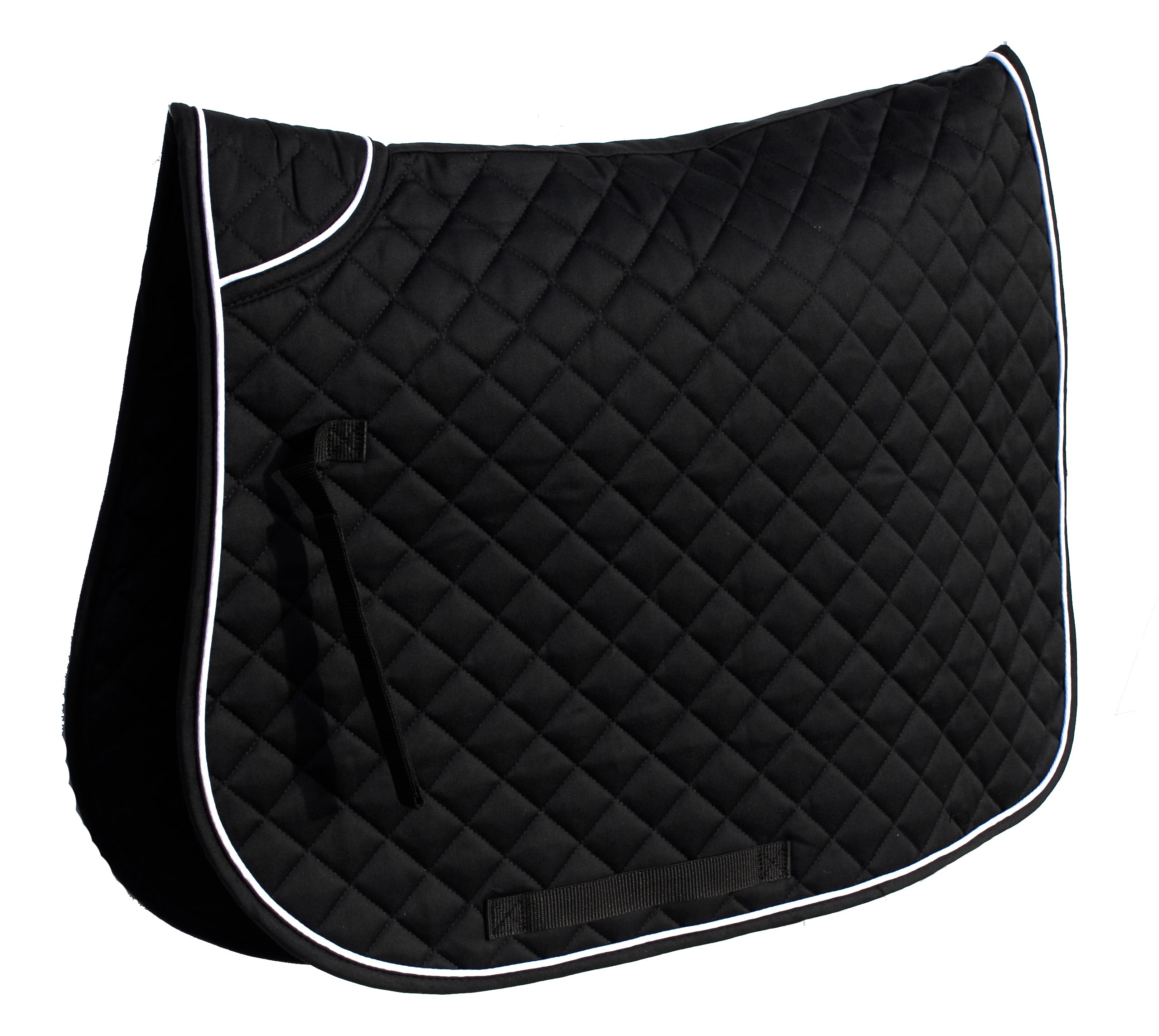 Quilted Saddle Pad with Twin Piped Edge