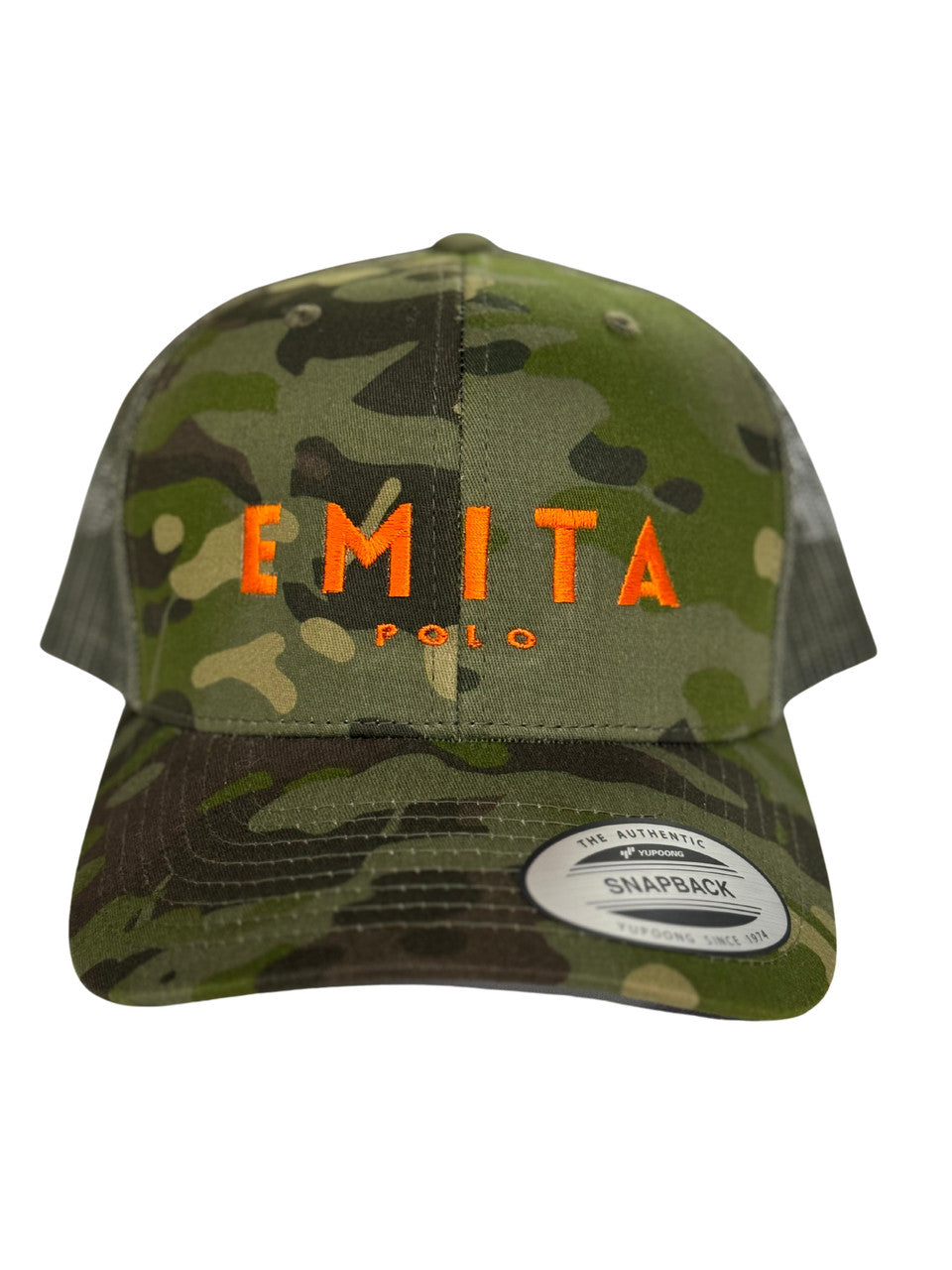 Unisex Camo Emita Polo Cap