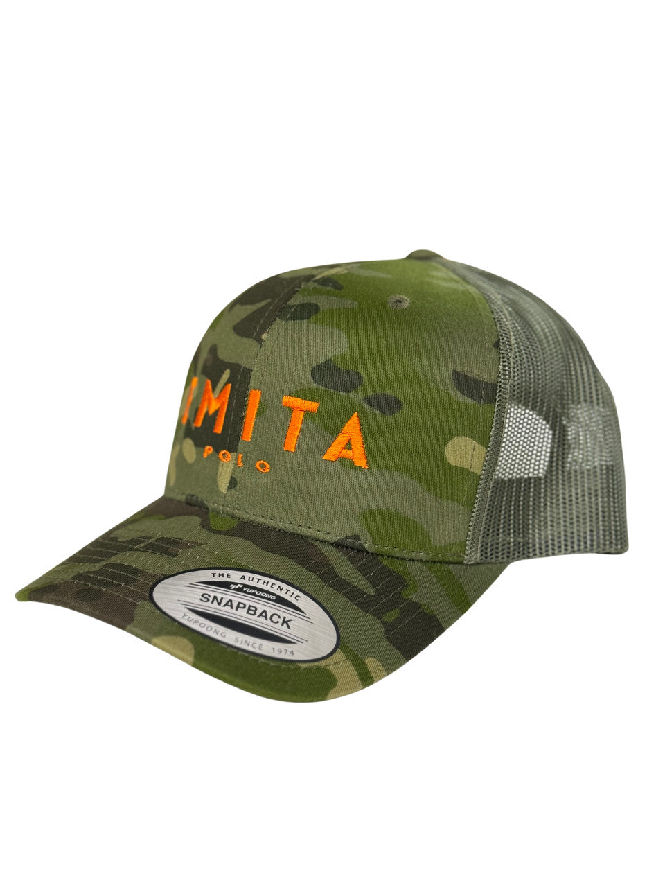 Unisex Camo Emita Polo Cap