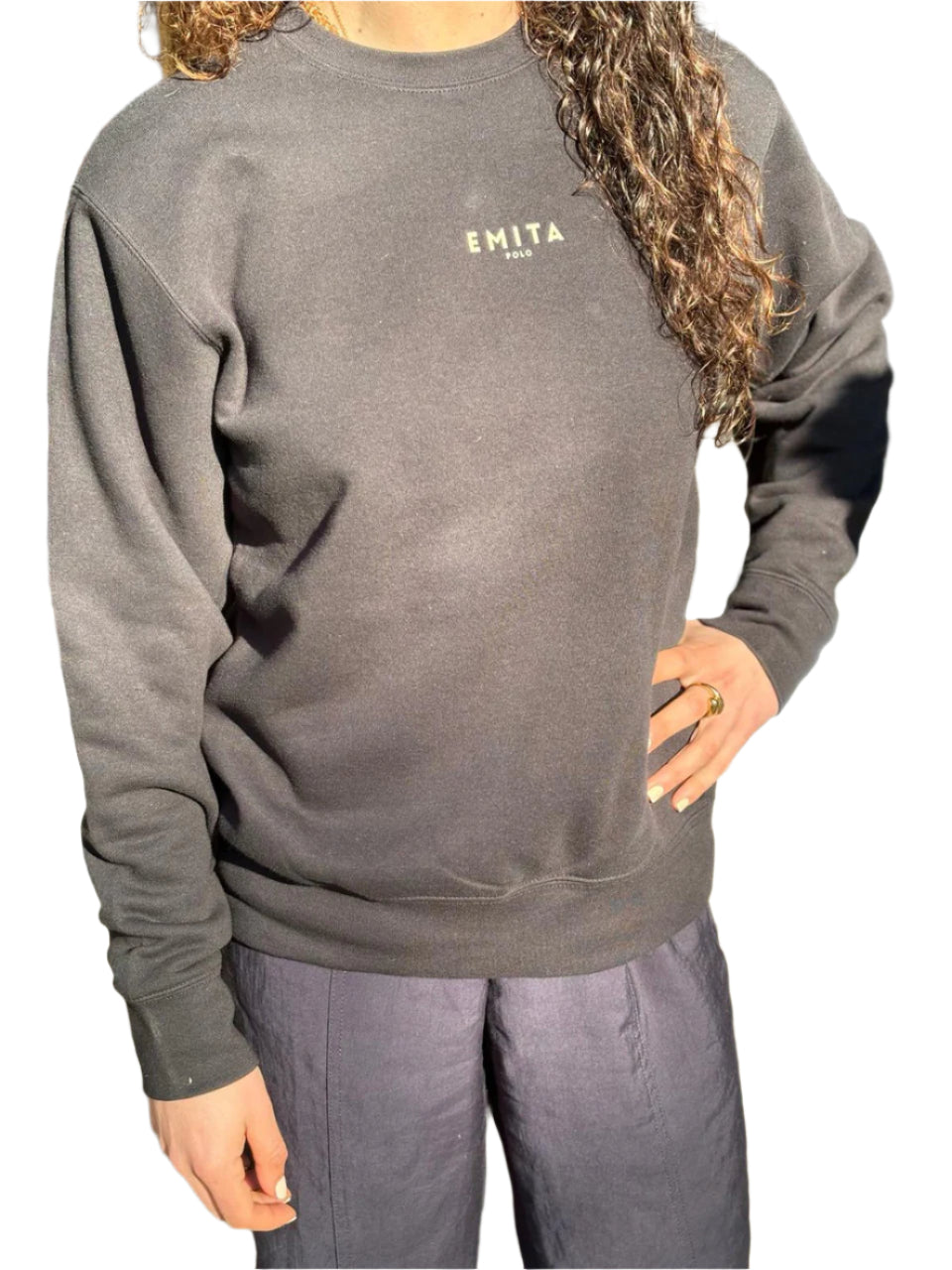 Unisex Emita Polo Sweatshirt