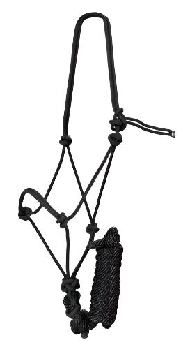 USA Rope Halter With Lead Rope