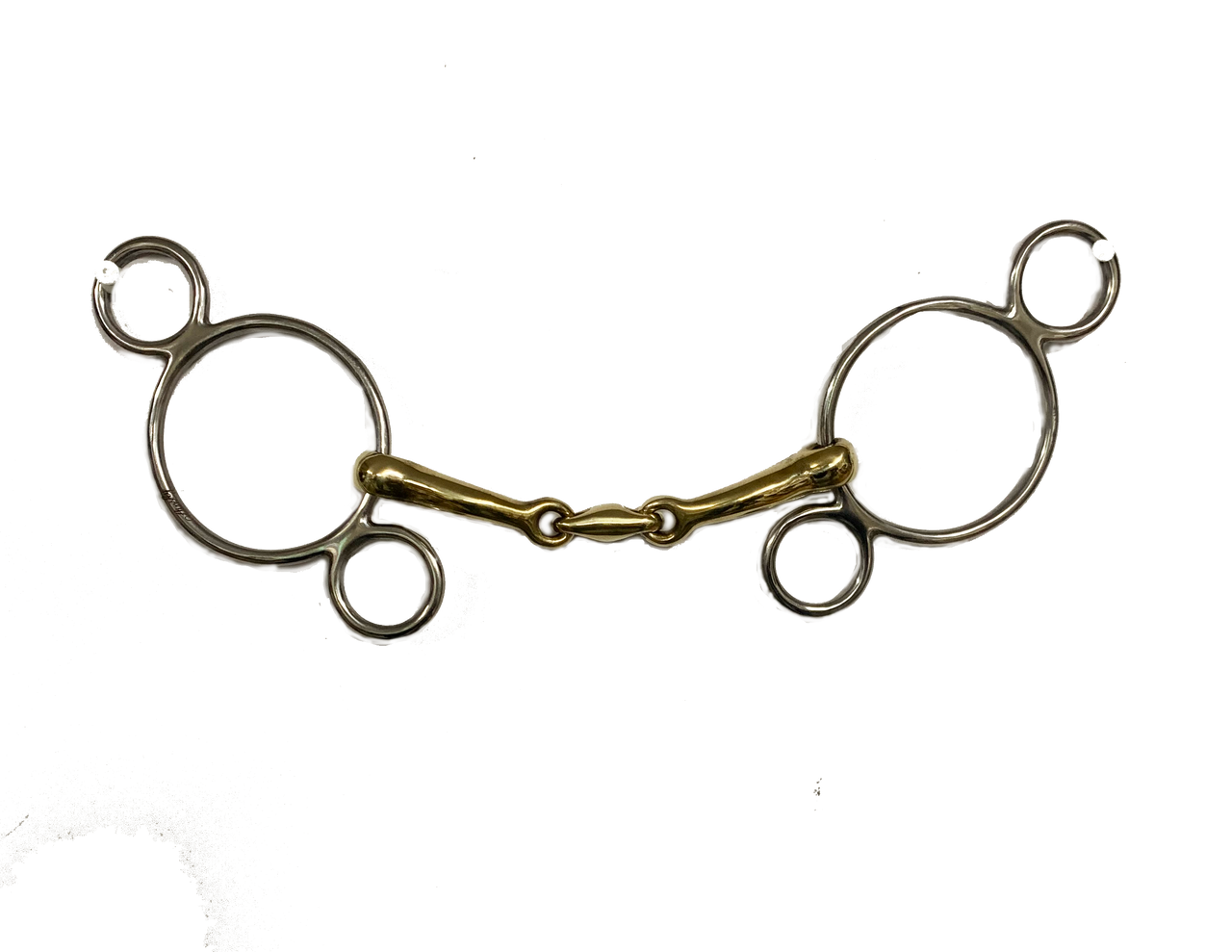 RA 3 Ring Snaffle Gag with Lozenge