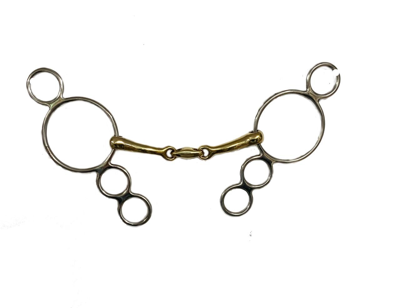 4 Ring Snaffle With Lozenge Stainless Steel