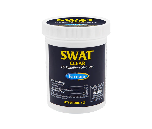 Pomada repelente de moscas SWAT para heridas y llagas